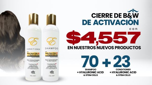 Imagen de Super Cierre Black and White (Magical Closing) Recompra 071224-1 Hyaluronic Acid Shampoo y Conditioner (Acido Hialuronico) 70 mas 23
