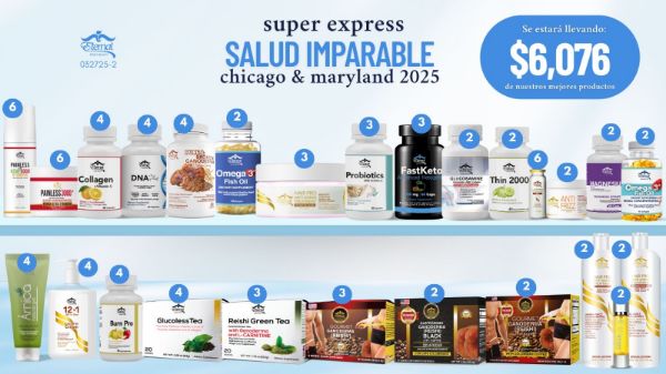 Imagen de Super Express Registracion 032725-2: Salud Imparable $6076 Chicago Maryland 2025